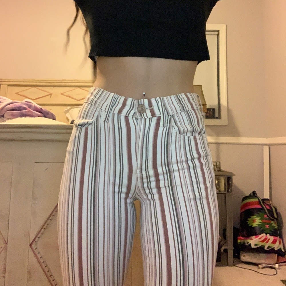 American eagle striped jegging